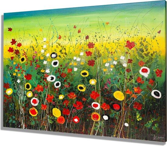 Flower Garden schilderij Zijkant