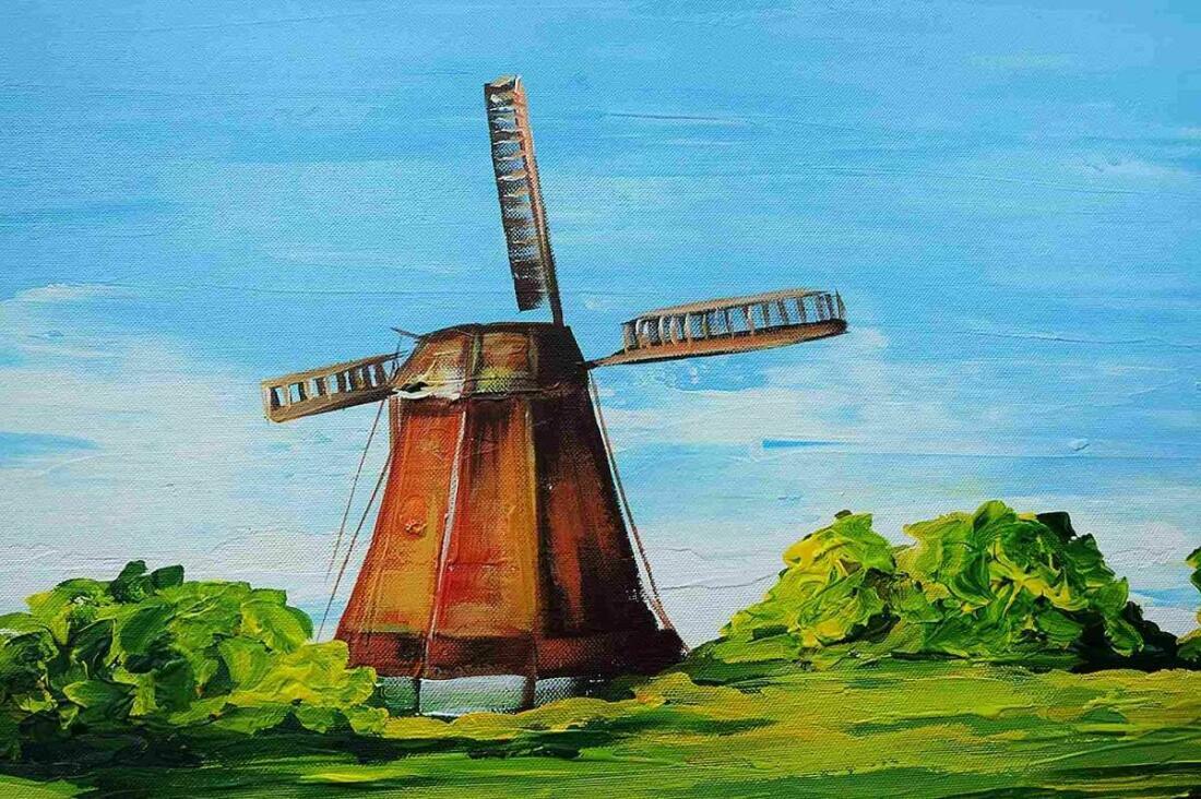 Typisch Hollands schilderij Uitvergroting 2